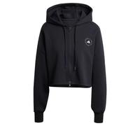 ADIDAS BY STELLA MCCARTNEY Veste de survêtement 'Sportswear Cropped' noir / blanc, Taille L