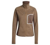 ADIDAS BY STELLA MCCARTNEY Veste en polaire fonctionnelle marron / brocart / blanc, Taille XXXS-XXS