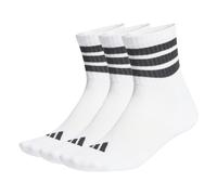 Adidas Calzini Imbottiti a Tre Strisce Alla caviglia (3 Paia) unisex white
