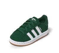 Adidas Baskets Campus 00s Enfants lacets élastiques fermeture confortable Vert foncé/Blanc/Gum 26