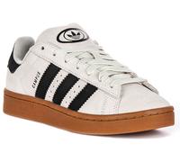 Adidas Campus À Lacets En Daim Pour Garçons Juniors En Gris Noir UK 3 - 7