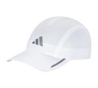 Adidas Casquette de running Climacool 4 panneaux en mesh Mixte Blanc/argent réfléchissant S-M