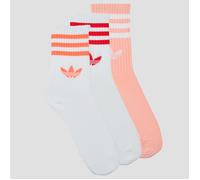 adidas Chaussettes 3-Stripes Crew Socks 3 Pairs in Blanc M