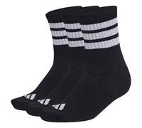 Adidas Chaussettes 3-Stripes Essential Concept Mid - Rembourrées Pack 3 EU 43-45 noir/blanc