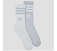 adidas Chaussettes 3-Stripes Glitter Crew Socks 2 Pairs in Argenté S