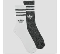 adidas Chaussettes 3-Stripes Glitter Crew Socks 2 Pairs in Noir M
