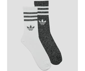 adidas Chaussettes 3-Stripes Glitter Crew Socks 2 Pairs in Noir S