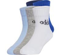 Adidas Chaussettes Linear Ankle 5 paires Enfants bleu/bleu nuit/bleu clair/gris chiné/blanc 34-36