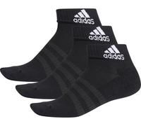 Adidas Chaussettes courtes rembourrées noir 37-39 (3 paires)