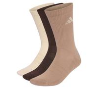 Adidas Chaussettes sport mixte rembourrées - lot 3 - Crystal Linen/Aurora Coffee/Chalky Brown - M