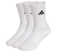 Adidas Chaussettes rembourrées mi-mollet enfant – Pack 3 – Blanc 28/30 Unisexe