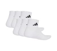 Adidas Socquettes Cushioned Essentials – Mixte, rembourrées – 6 paires blanc/blanc/noir 34-36