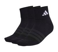Adidas Chaussettes de sport rembourrées Mixte 3 paires Noir/Noir/Blanc 37-40
