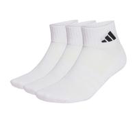 Adidas Chaussettes rembourrées 3 paires Cheville Blanc Taille 34/36 Unisexe