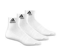 Adidas chaussettes de course/cheville 3 bandes Performance 3 paires, Mixte, Lauf/Knöchelsocken 3-Streifen Performance 3 Paar, weiß 23-26