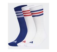 Adidas chaussettes Socks 3 stripes cushoned Unisexe Blanc Bleu Rouge coton
