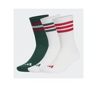 Adidas chaussettes Socks Socken Bianco verde rosso ess 3S cusshioned 3 paia