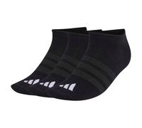 Adidas Chaussettes de sport Thin&Light Mixte 3 paires Noir/Noir/Blanc Taille 8,5-10