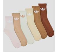 adidas Chaussettes Trefoil Cushion Crew Socks 6 Pairs in Marron L