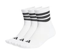 Adidas Chaussettes Unisex, Paquet De 3 - 3-Stripes Sportif Rembourré Mi-Cu...