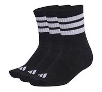 Adidas Chaussettes Unisex, Paquet De 3 - 3-Stripes Sportif Rembourré Mi-Cu...
