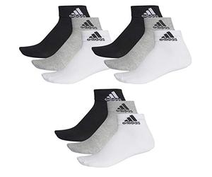 adidas Chaussettes unisexes Cush Ank 3pp (lot de 1), 803 - Gris/blanc/noir, 40-42, 803 - Gris/Blanc/Noir, 40-42
