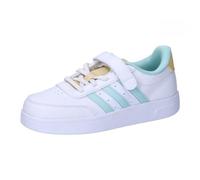 adidas Chaussures Breaknet 2.0 Unisexes pour Enfants, Cloud White Teinte Semi-Flash Aqua Orange, 35 EU