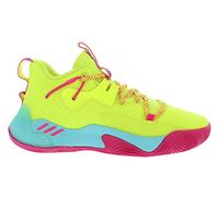 adidas Chaussures de basketball Harden Stepback 2 J unisexes, Team Solar Yellow Team Shock Pink Black, 42 EU