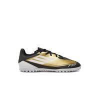 Adidas Chaussures de Foot Intérieur Homme F50 Club Tf Turf Noir Or IG9330 Messi