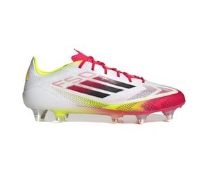 adidas Chaussures de Football - Crampons F50 Elite SG, Blanc/Noir, 46 EU
