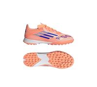 adidas Chaussures de football F50 League Turf - Unisexe - Pour enfant, Beam Orange Lucid Blue Cloud White, 38 EU