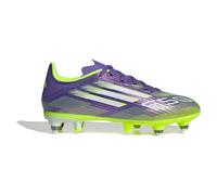 adidas Mixte Enfant F50 League Soft Ground Football Boots Kids Chaussures, Purple Rush/FTWR White/Lucid Lemon, 30 EU