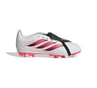 adidas Mixte Enfant Predator Club Fold-Over Tongue Firm Ground/Multi Ground Football Boots Kids Shoes, FTWR White/Solar Turbo/Core Black, 34 EU