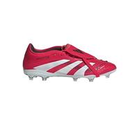 Adidas Chaussures de football Predator Pro Foldover Tongue Firm Ground - Performance améliorée avec languette rabattable et palmes en caoutchouc, Lucid Red White Black, 40 2/3 EU