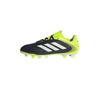 Adidas Chaussures de Football Unisexes Copa Pure III Club FG/MG pour Enfant Noir 4.5, Core Black FTWR White Lucid Lemon, 37 1/3 EU