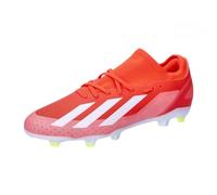 adidas Chaussures de Football Unisexes X Crazyfast.3 Firm Ground (Fond Fixe), Rouge et Blanc, 42 EU