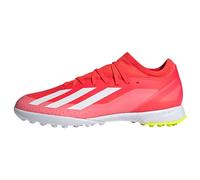 adidas Chaussures de football unisexes X Crazyfast.3 Turf (Turf), Rouge-blanc-jaune, 43.5 EU, MCP03