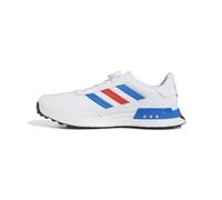 Adidas Chaussures de Golf S2g sans Crampons Boa 24 pour Homme, Blanc foncé/Bleu Roi/Brillant, 44 EU