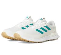 adidas Chaussures de golf sans pointes S2g 24 pour femme, Blanc cassé - En aluminium bleu sarcelle pur, 38 EU