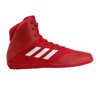 adidas Chaussures de Lutte Mat Wizard 4 pour Homme, Rouge/Blanc, 40 EU