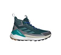 Adidas - Chaussures de randonnée en GORE-TEX® - Terrex Free Hiker 2.0 GTX M Aurora Ivy/Preloved Teal/Grey Three pour Homme - Taille 10 UK - Bleu Bleu 10 UK