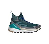 Adidas - Chaussures de randonnée en GORE-TEX® - Terrex Free Hiker 2.0 GTX M Aurora Ivy/Preloved Teal/Grey Three pour Homme - Taille 8 UK - Bleu Bleu 8 UK