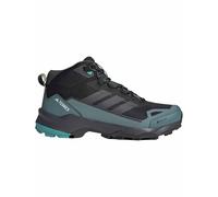 adidas Homme Terrex Skychaser AX5 Mid Gore-TEX Hiking Shoes, Core Black/Carbon/Pure Teal, 45 1/3 EU