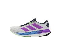 Adidas - Chaussures de running - Adistar 4 M Core White/Purple Burst/Lime Burst pour Homme - Taille 9,5 UK - Violet Violet 9,5 UK
