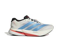 Adidas Chaussures de running Adizero Boston 13 Homme Blanc/Bleu Taille 42 2/3