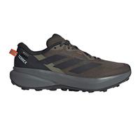 adidas Homme Terrex Tracefinder Plus Gore-Tex Trail Running Shoes, Shadow Olive/Core Black/Olive strata, 42 2/3 EU