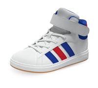 Adidas Chaussures Grand Court Mid K Code JP8876 Blanc Garçons, Blanc, bleu, rouge., 28 EU