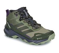 Adidas Femme Terrex Skychaser AX5 Mid Gore-TEX Hiking Shoes, Olive strata/Night Cargo/Aurora Plum, 39 1/3 EU