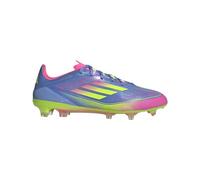 adidas Chaussures unisexes F50 Pro Firm Ground, Blue Fusion Lucid Lemon Lucid Pink, 46 EU