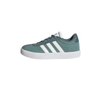 Adidas Chaussures VL Court 3.0 Unisexes pour Enfant, Bleu Sarcelle poudré FTWR Blanc Preloved Teal, 39.5 EU